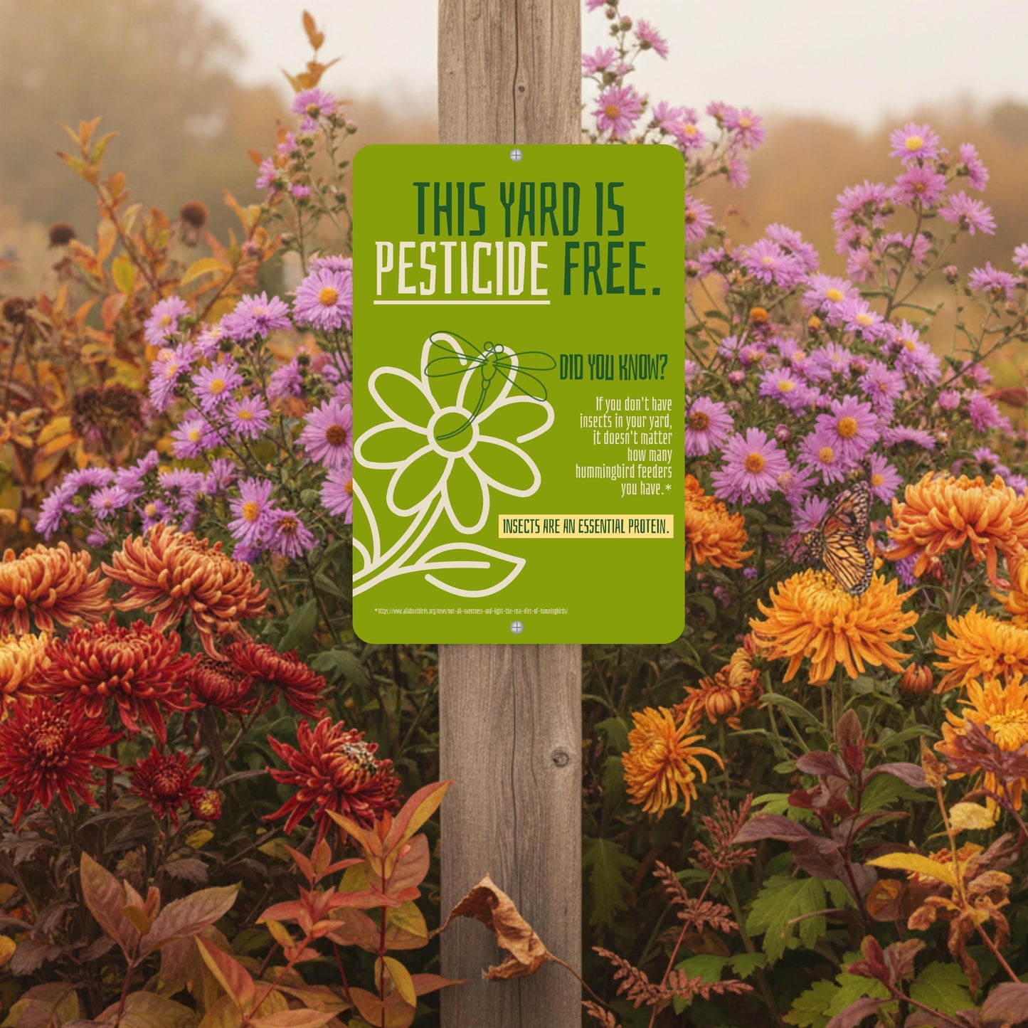 Pesticide Free Yard Sign