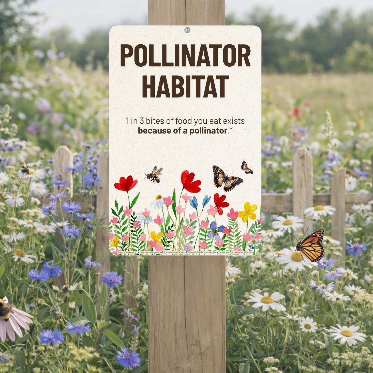 Pollinator Habitat Yard Sign