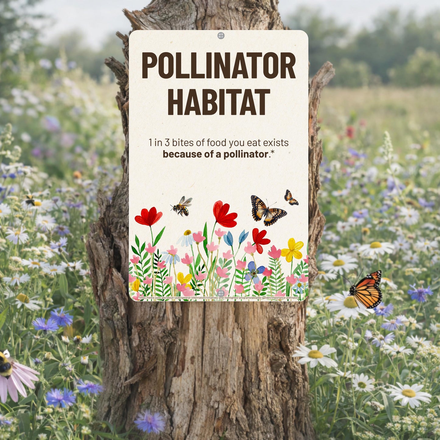Pollinator Habitat Yard Sign