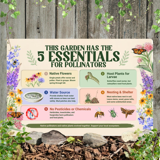 Pollinator Essentials Habitat Sign