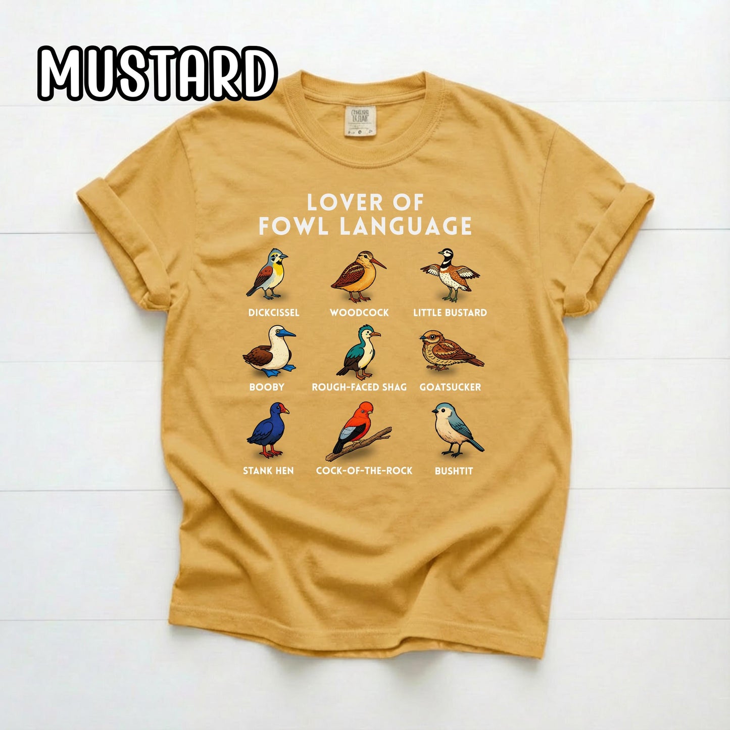 Lover of Fowl Language Birding Shirt, Raunchy T Shirt, Gift for Birders