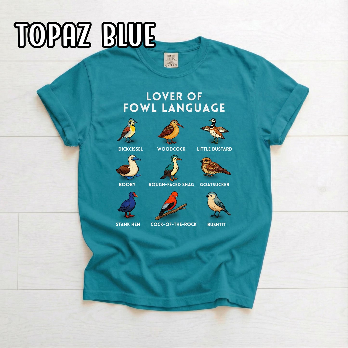 Lover of Fowl Language Birding Shirt, Raunchy T Shirt, Gift for Birders