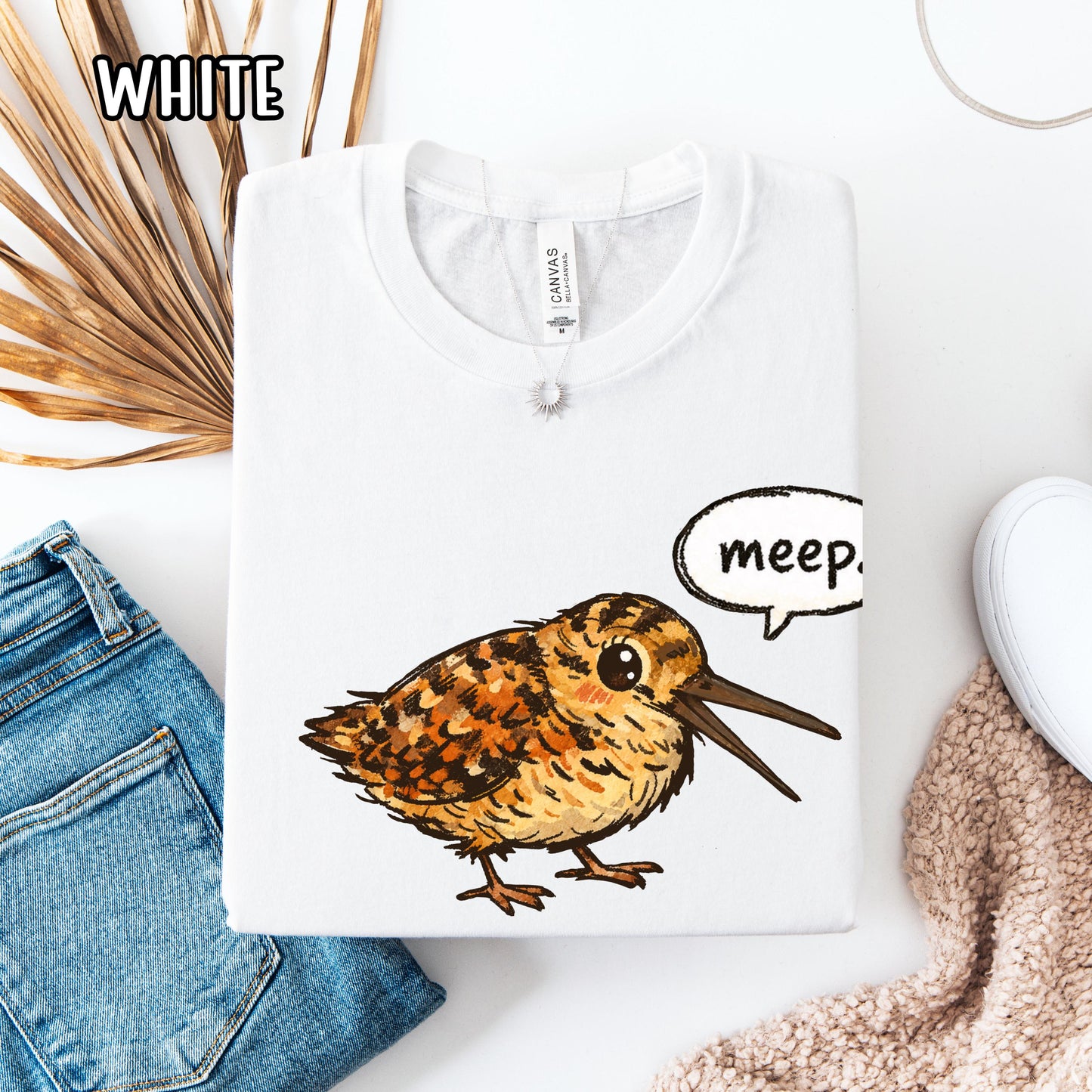 American Woodcock Meep Shirt | Birding Humor Tee | Gift for Bird Lovers