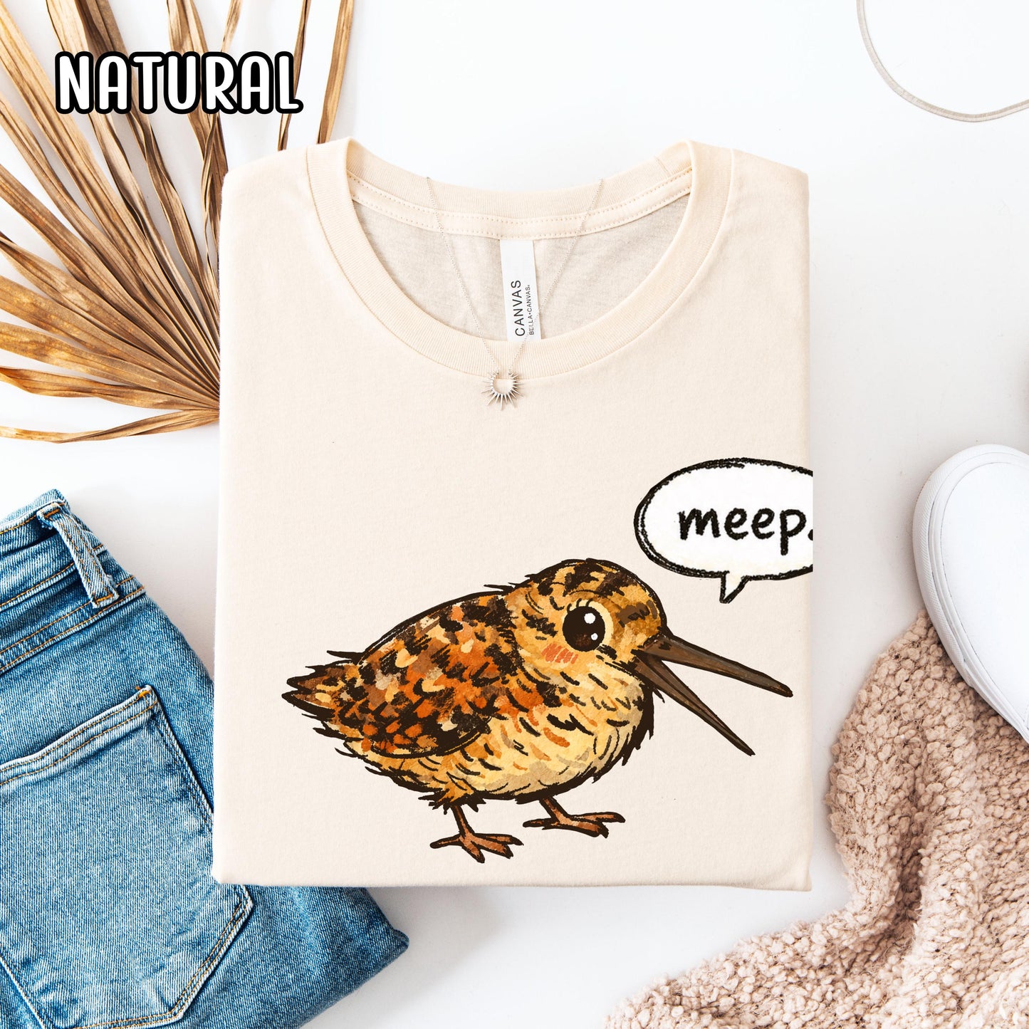 American Woodcock Meep Shirt | Birding Humor Tee | Gift for Bird Lovers