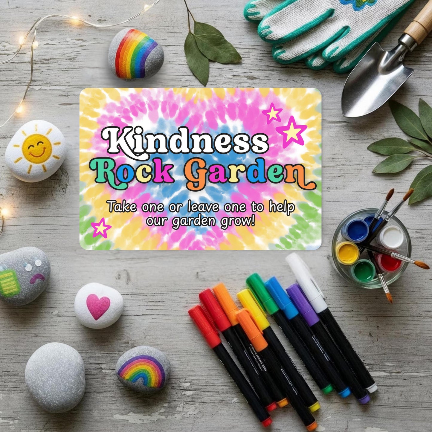 Kindness Rock Garden Sign