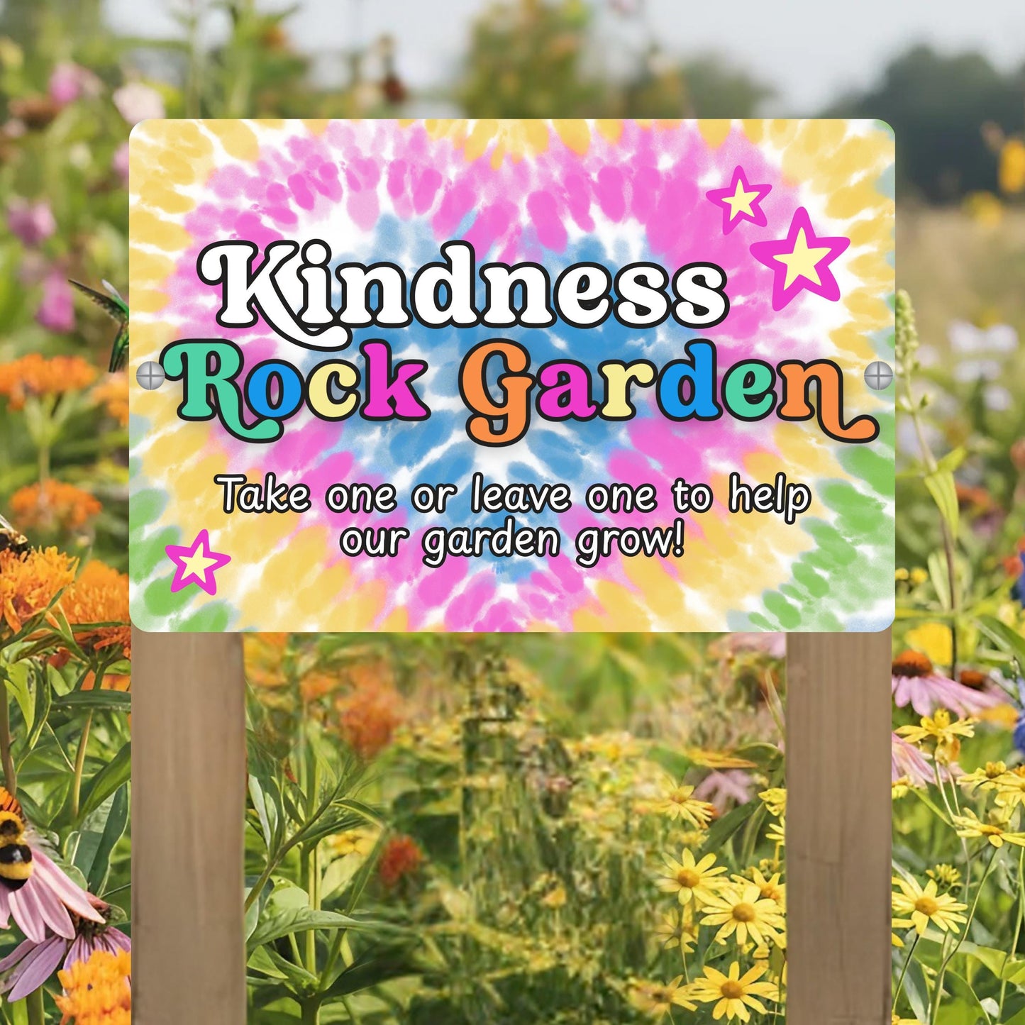 Kindness Rock Garden Sign