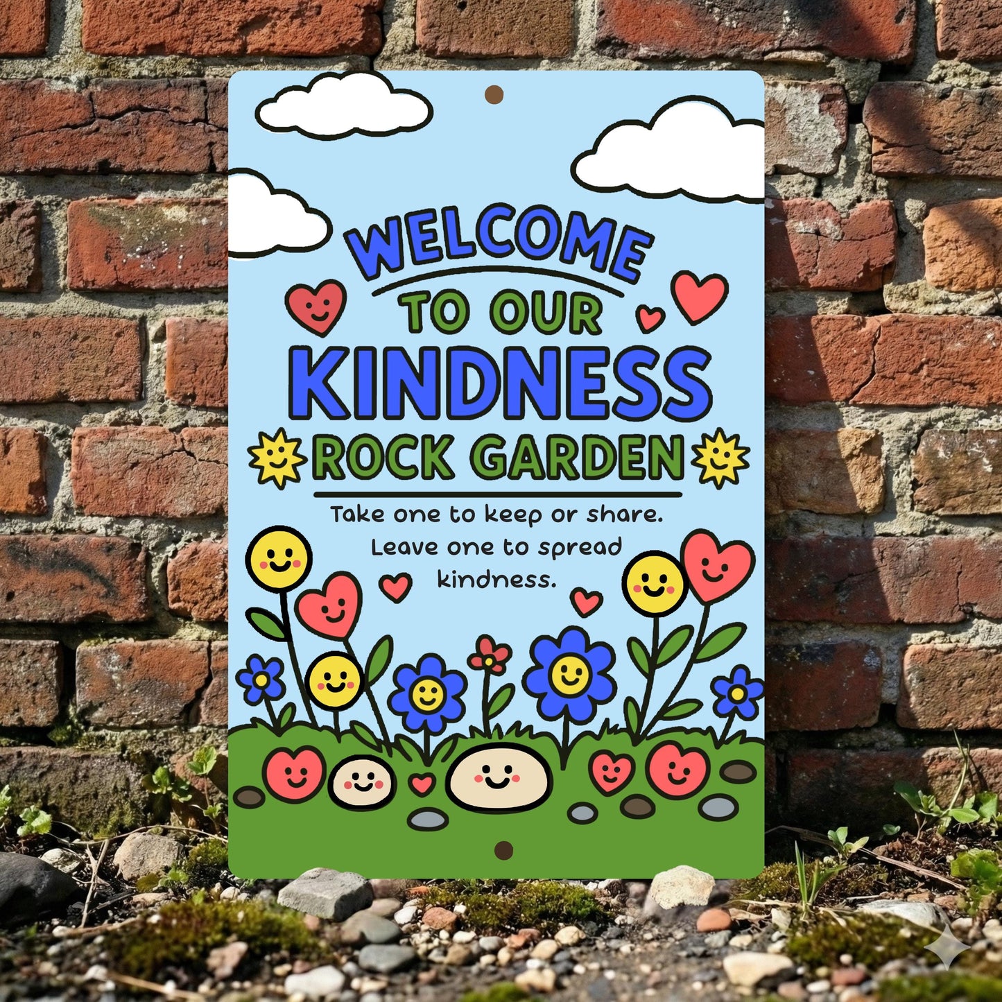 Kindness Rocks Garden Sign