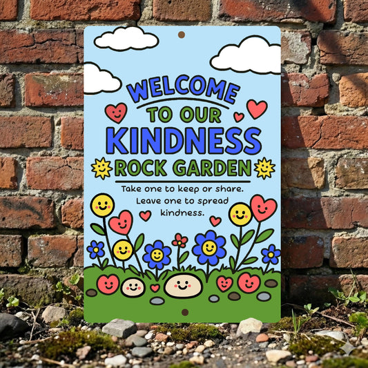 Kindness Rocks Garden Sign