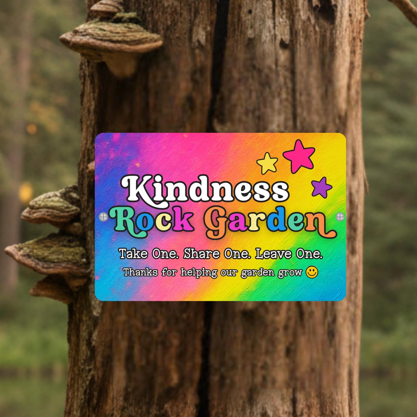 Kindness Rock Garden Sign