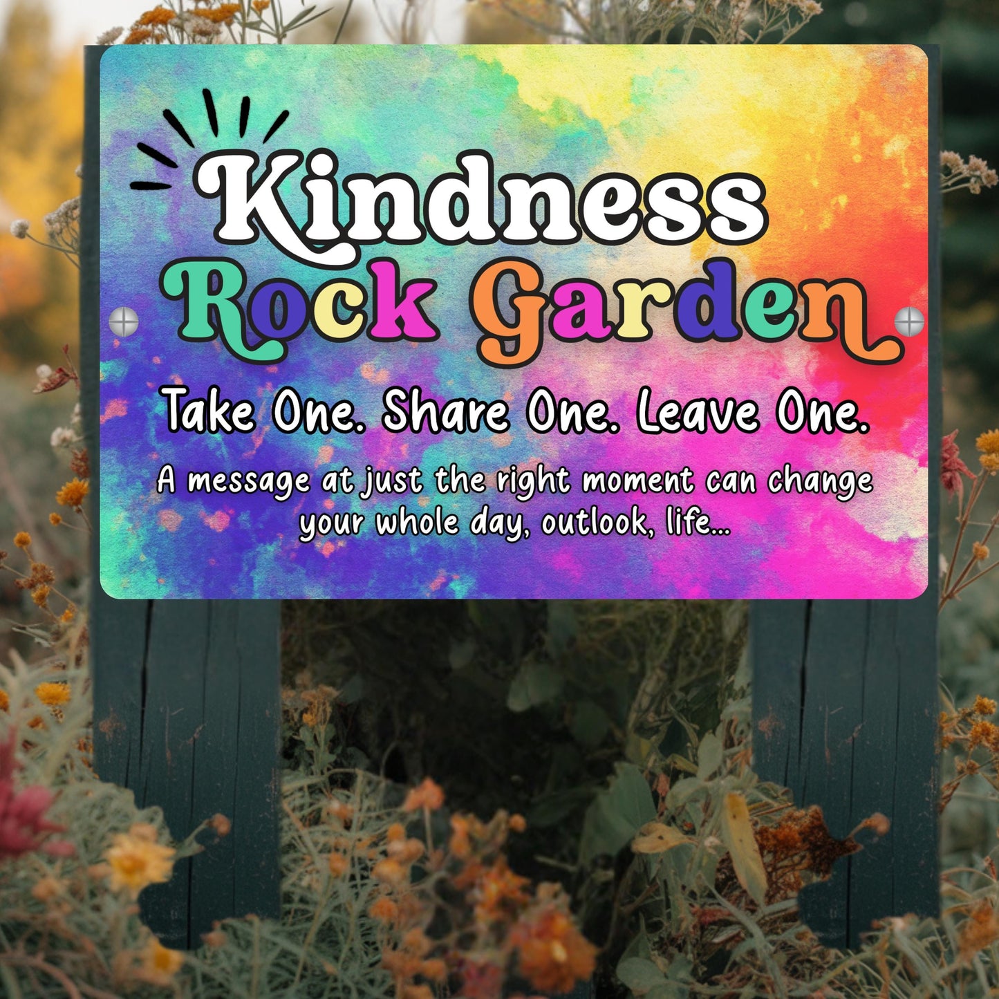 Kindness Rock Garden Sign
