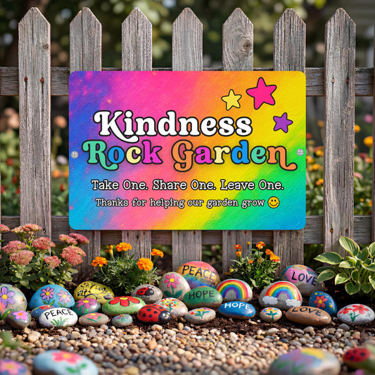 Kindness Rock Garden Sign