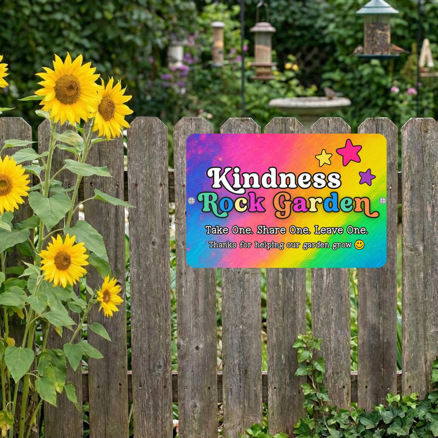 Kindness Rock Garden Sign