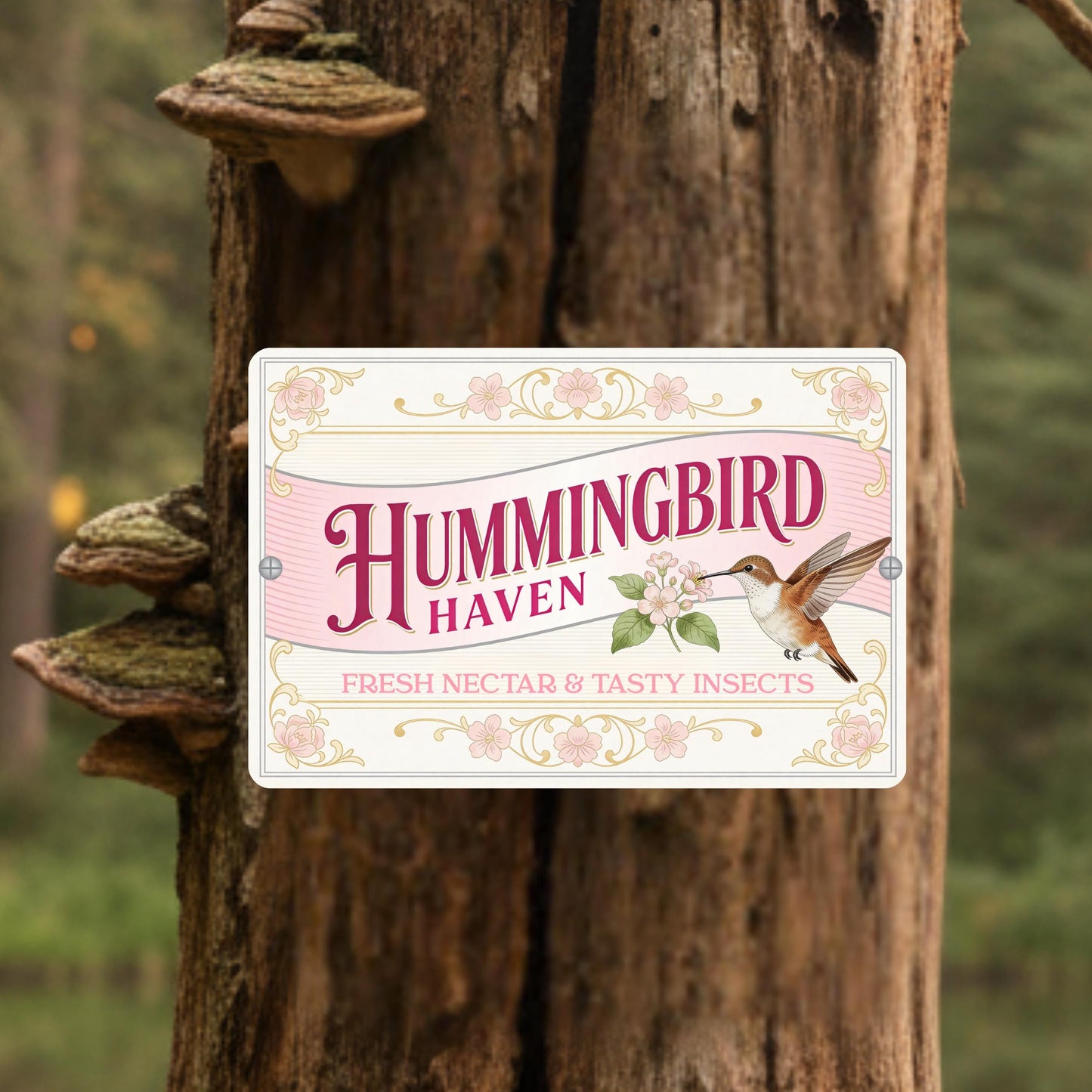 Hummingbird Haven Pollinator Habitat Sign