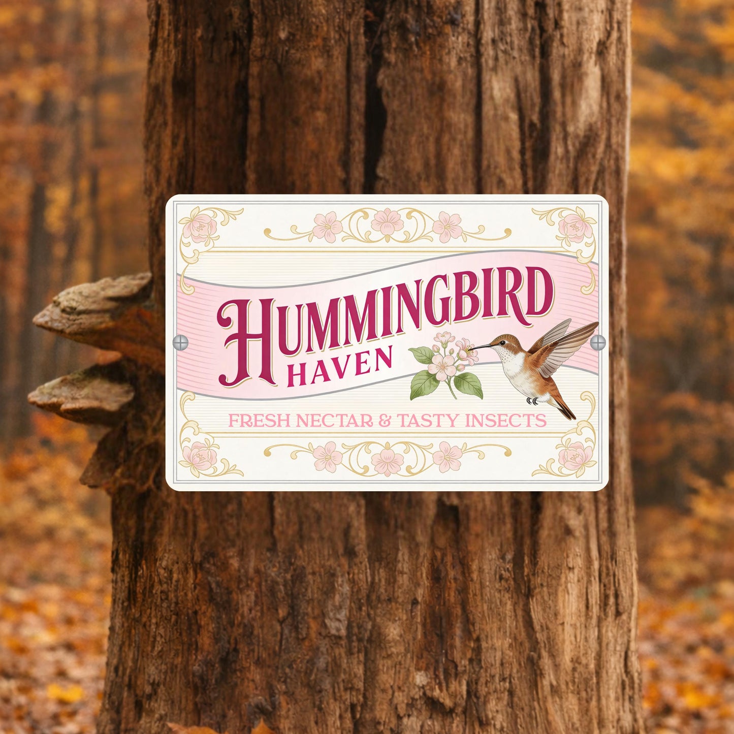 Hummingbird Haven Pollinator Habitat Sign