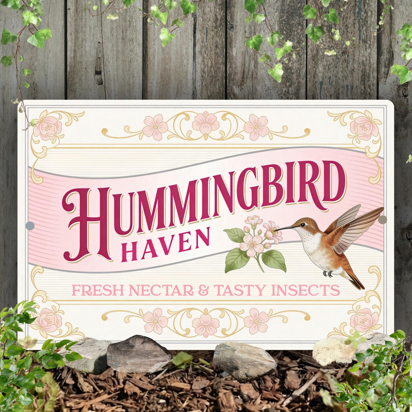 Hummingbird Haven Pollinator Habitat Sign