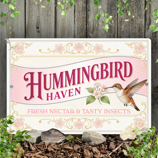 Hummingbird Haven Pollinator Habitat Sign