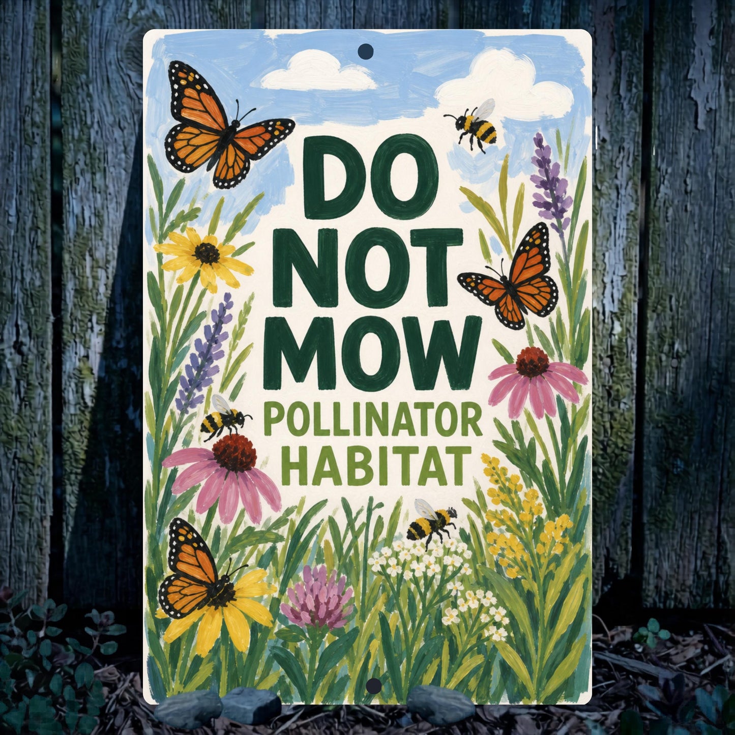 Do Not Mow Sign