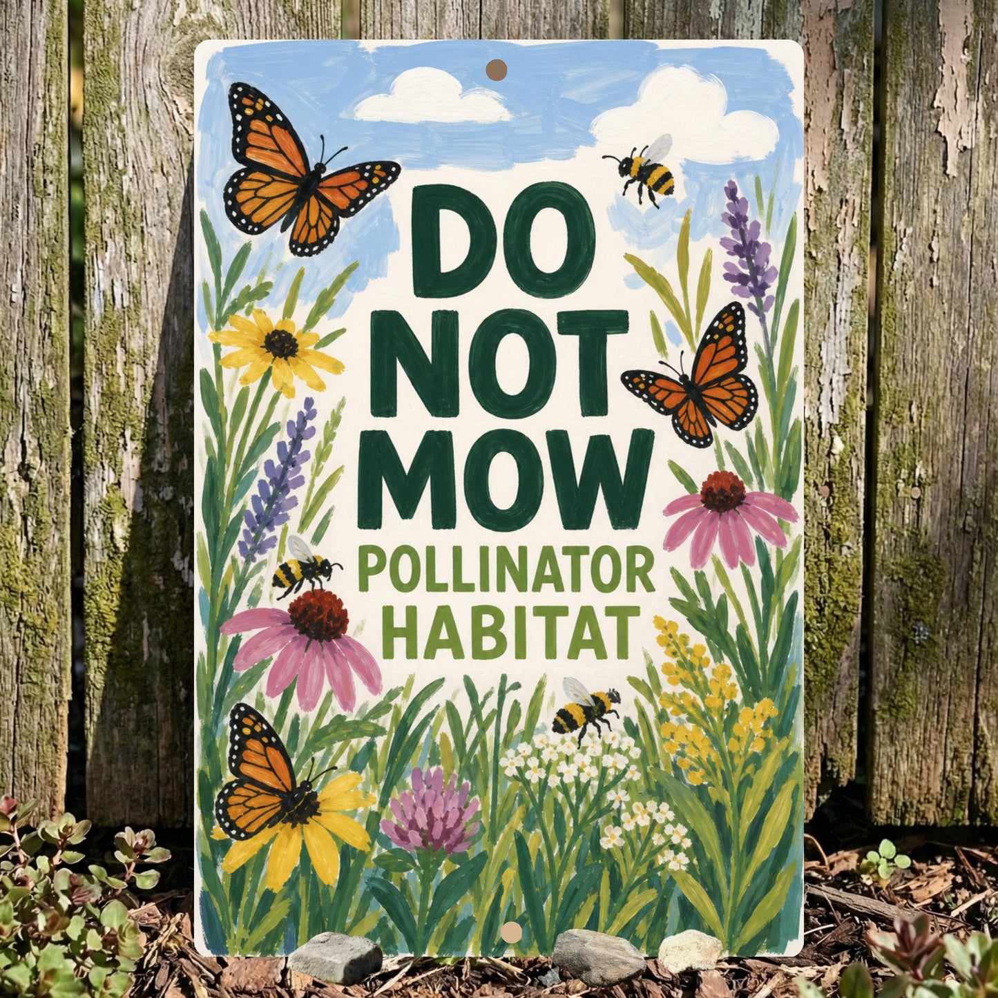 Do Not Mow Sign