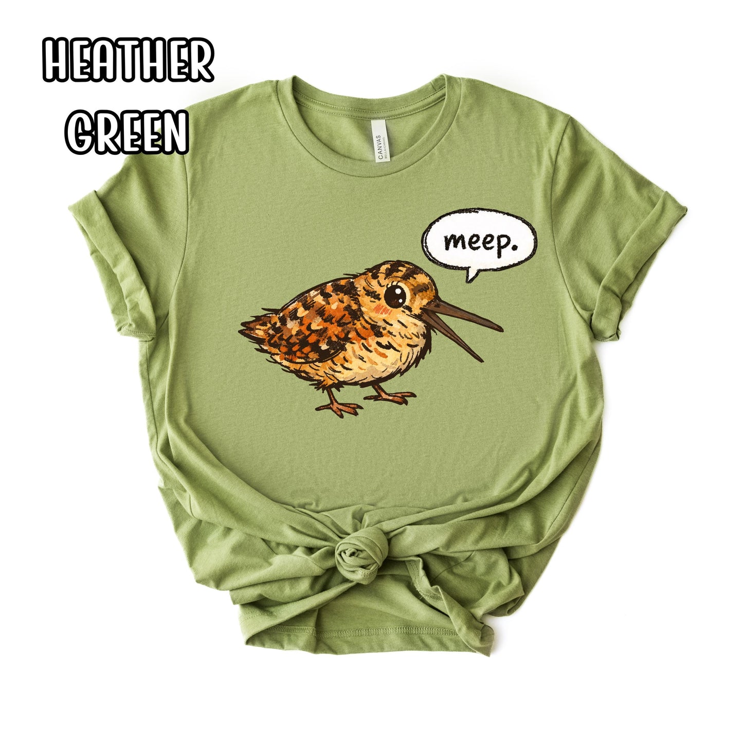 American Woodcock Meep Shirt | Birding Humor Tee | Gift for Bird Lovers
