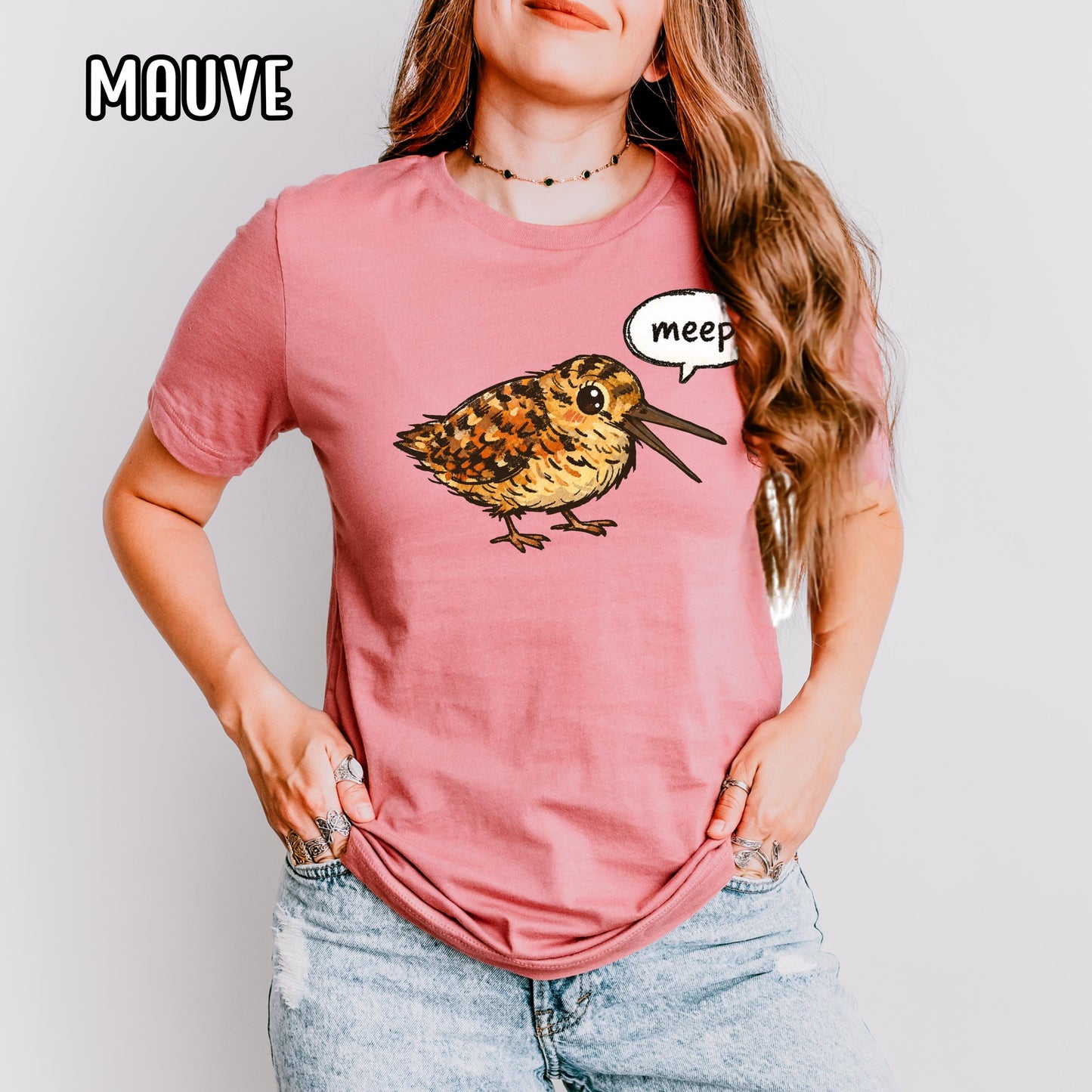 American Woodcock Meep Shirt | Birding Humor Tee | Gift for Bird Lovers