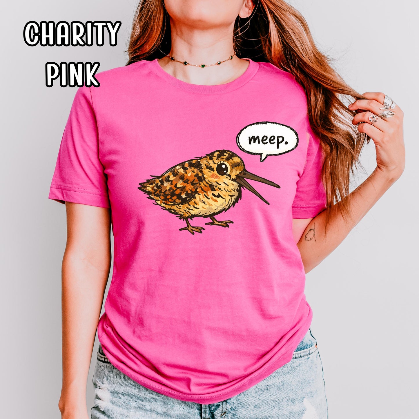American Woodcock Meep Shirt | Birding Humor Tee | Gift for Bird Lovers