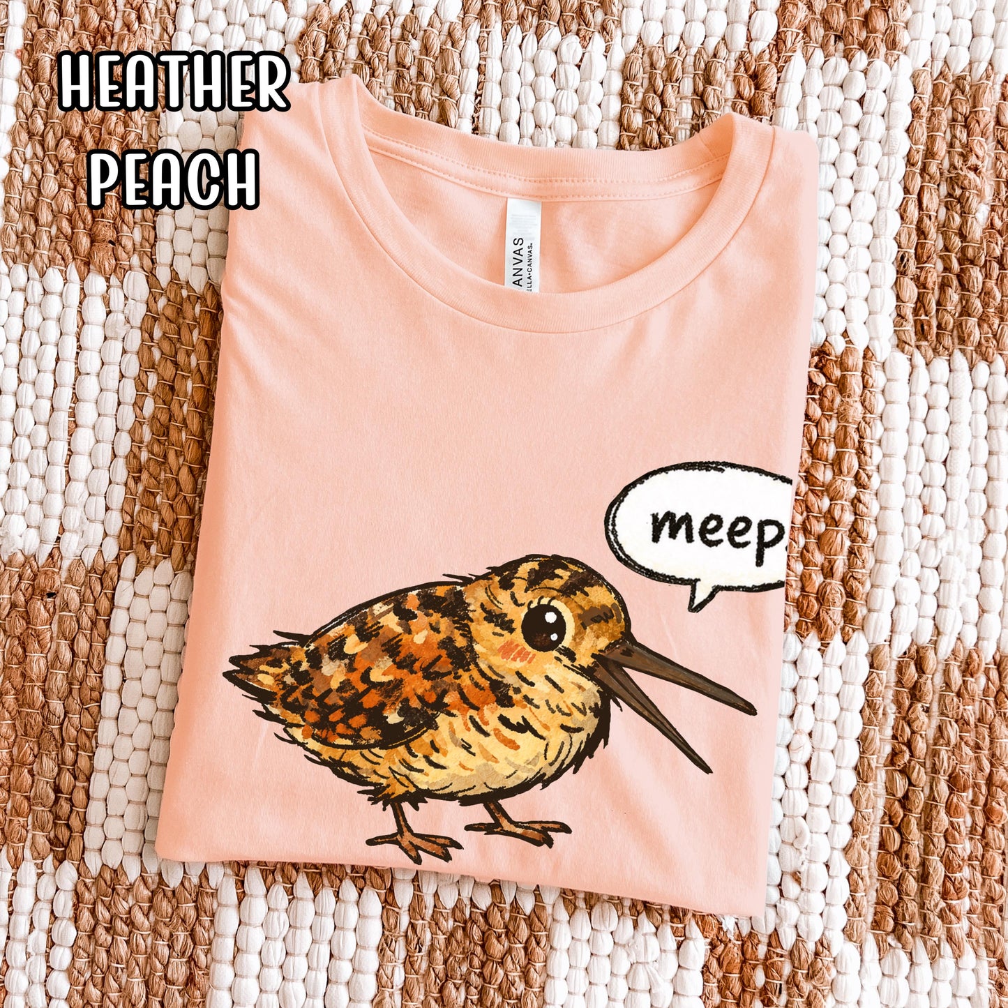 American Woodcock Meep Shirt | Birding Humor Tee | Gift for Bird Lovers