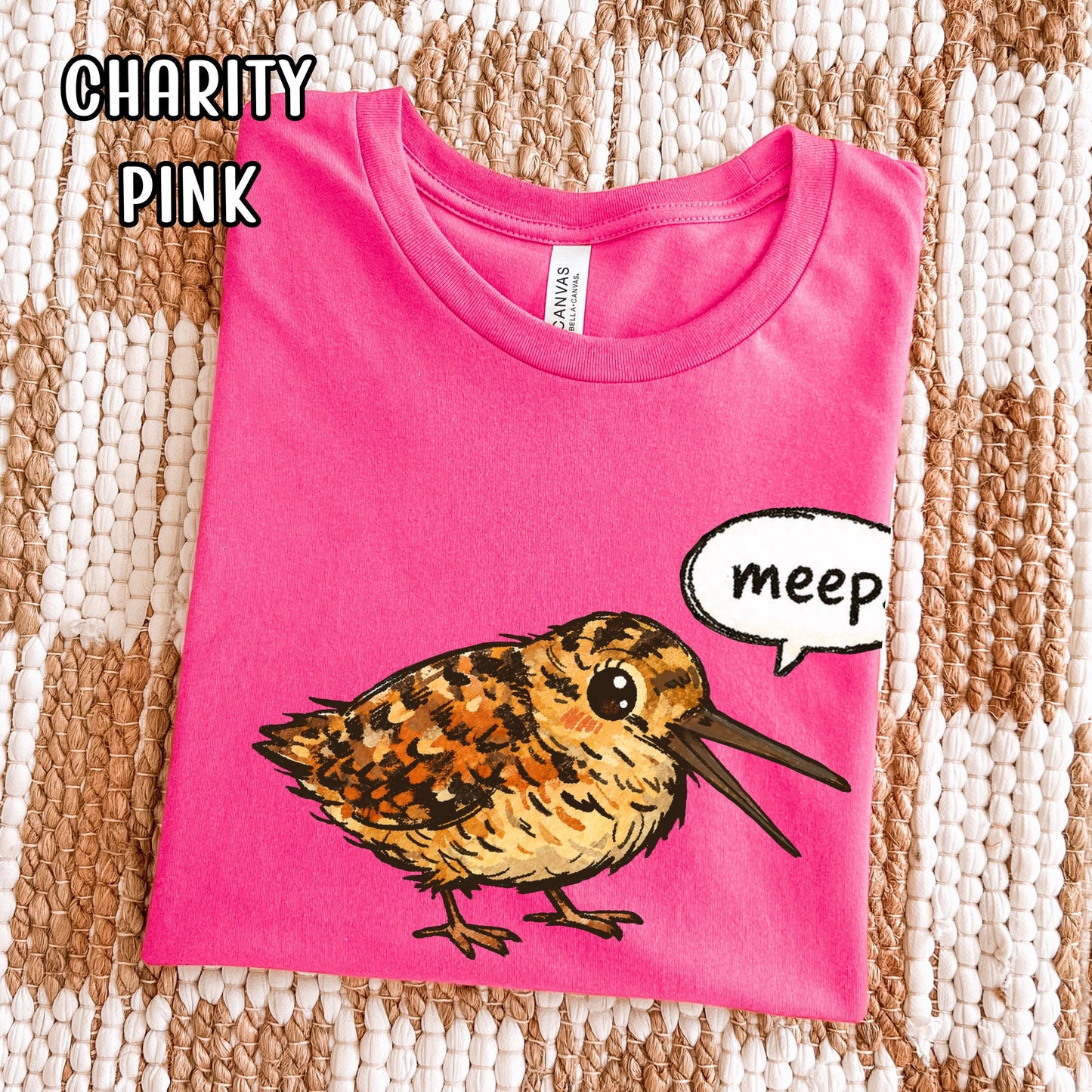 American Woodcock Meep Shirt | Birding Humor Tee | Gift for Bird Lovers