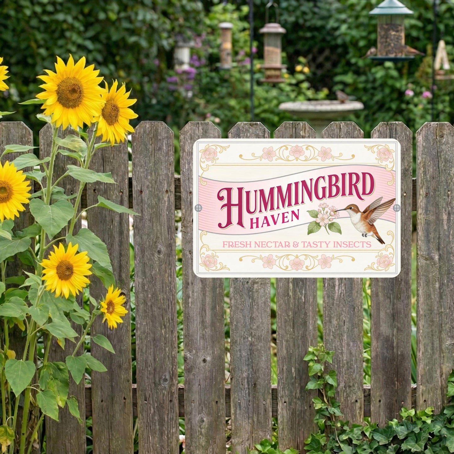Hummingbird Haven Pollinator Habitat Sign