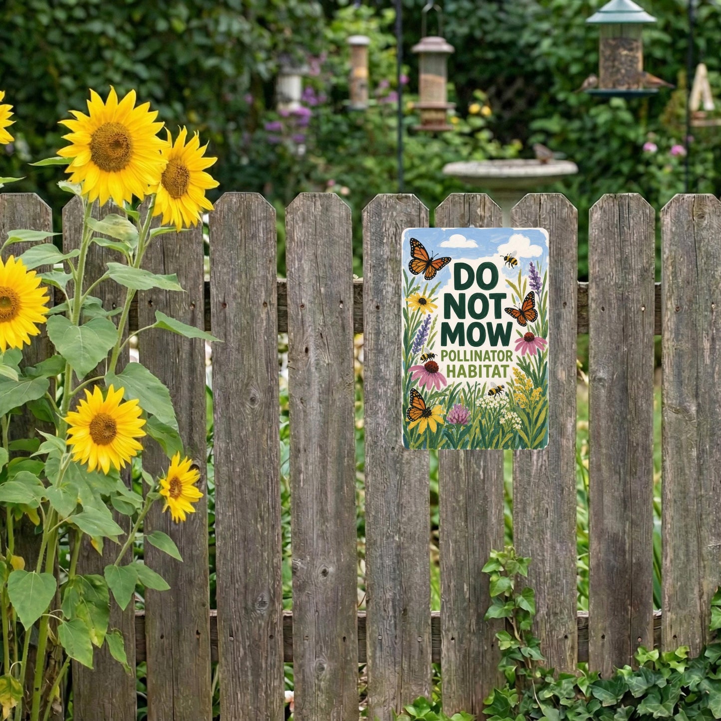 Do Not Mow Sign
