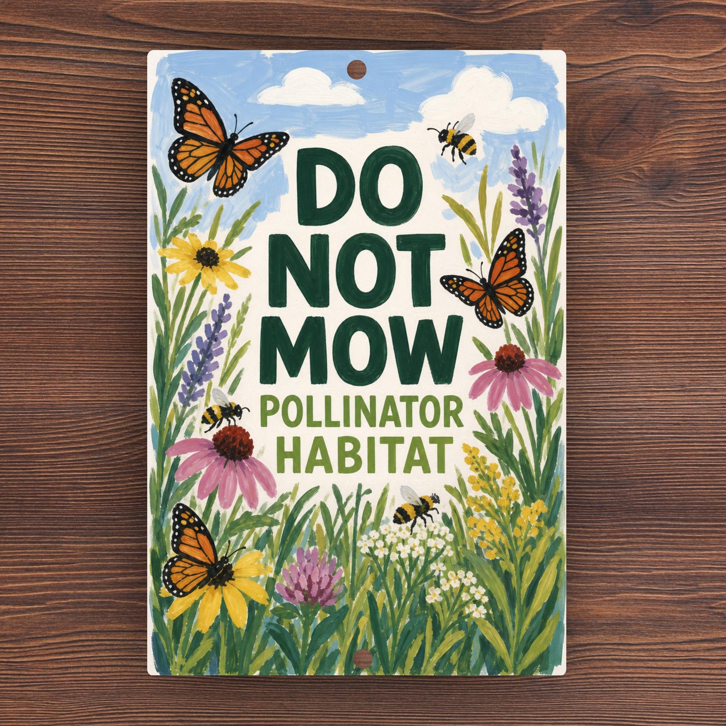 Do Not Mow Sign