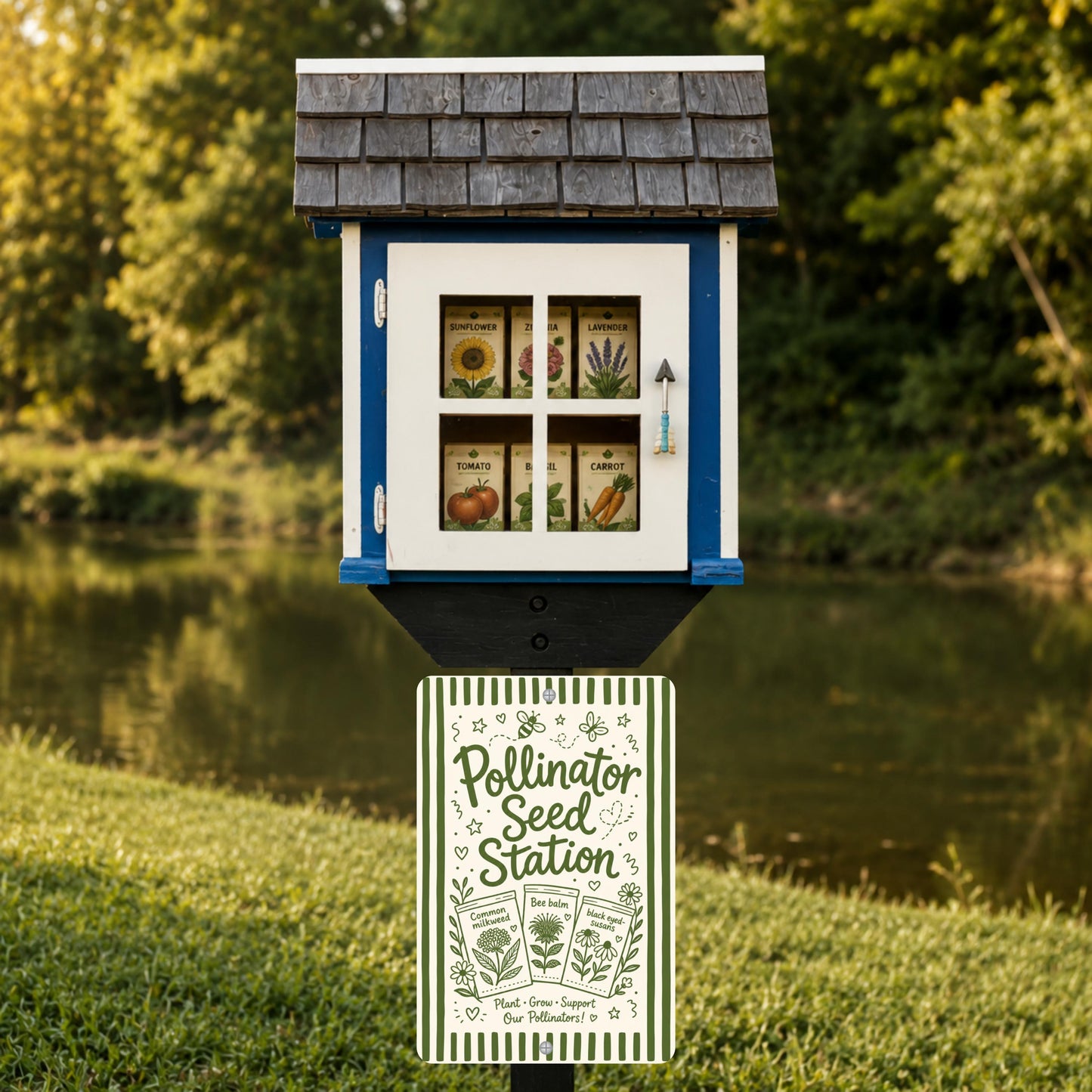Pollinator Seed Station Sign