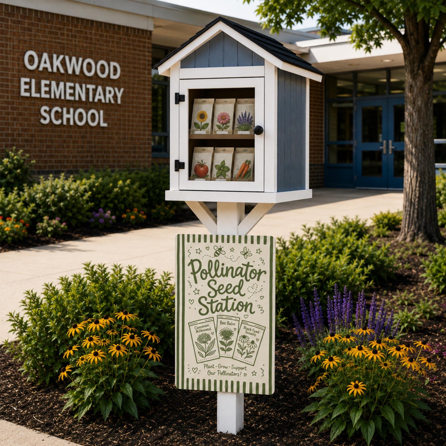 Pollinator Seed Station Sign