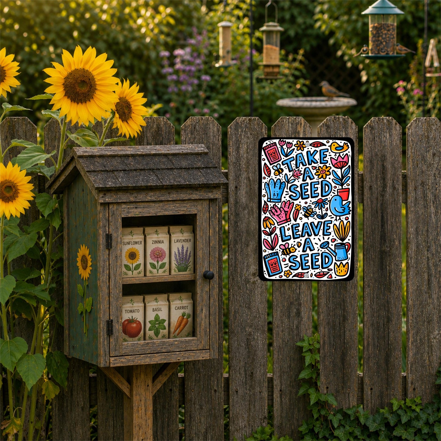 Take a Seed Leave a Seed Sign