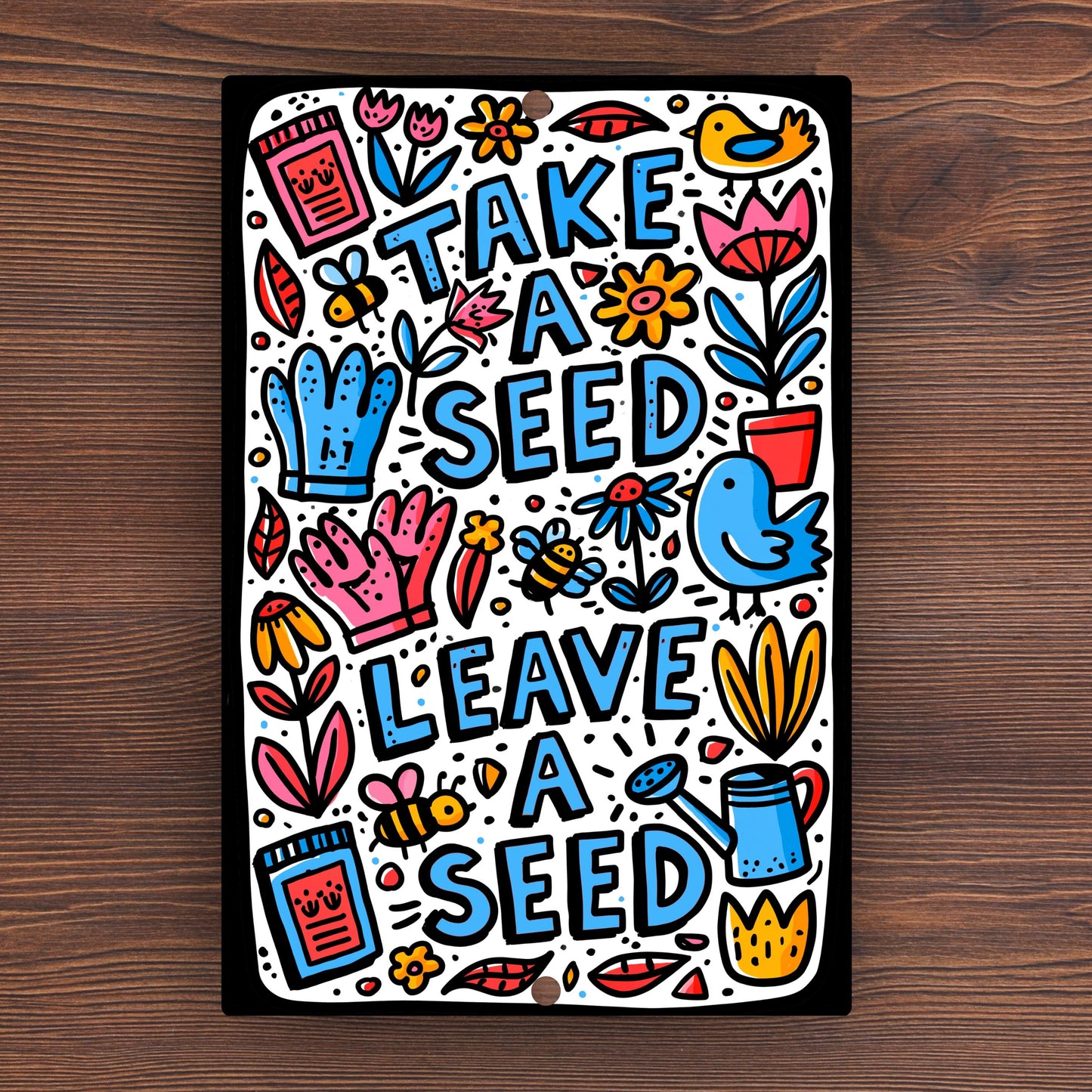 Take a Seed Leave a Seed Sign