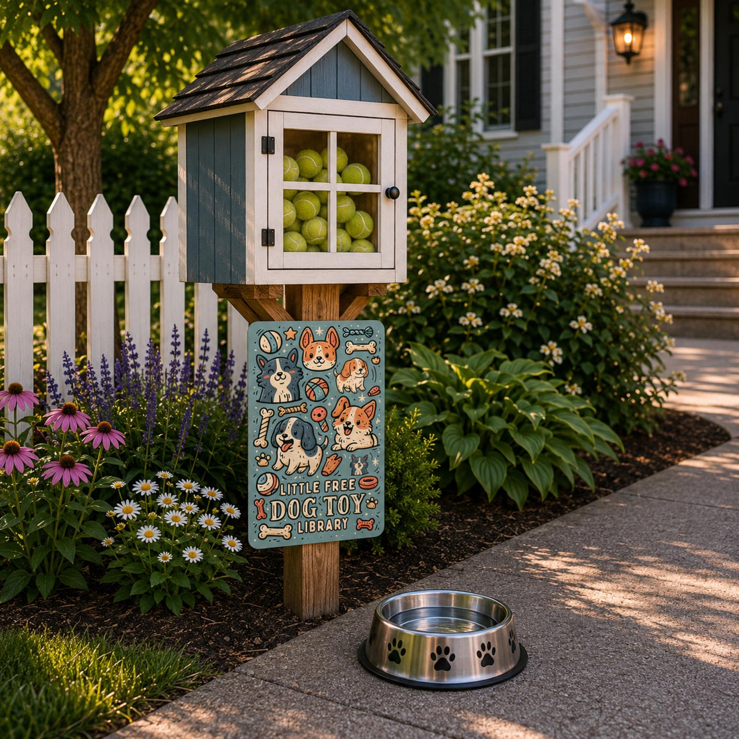 Little Free Dog Toys Sign