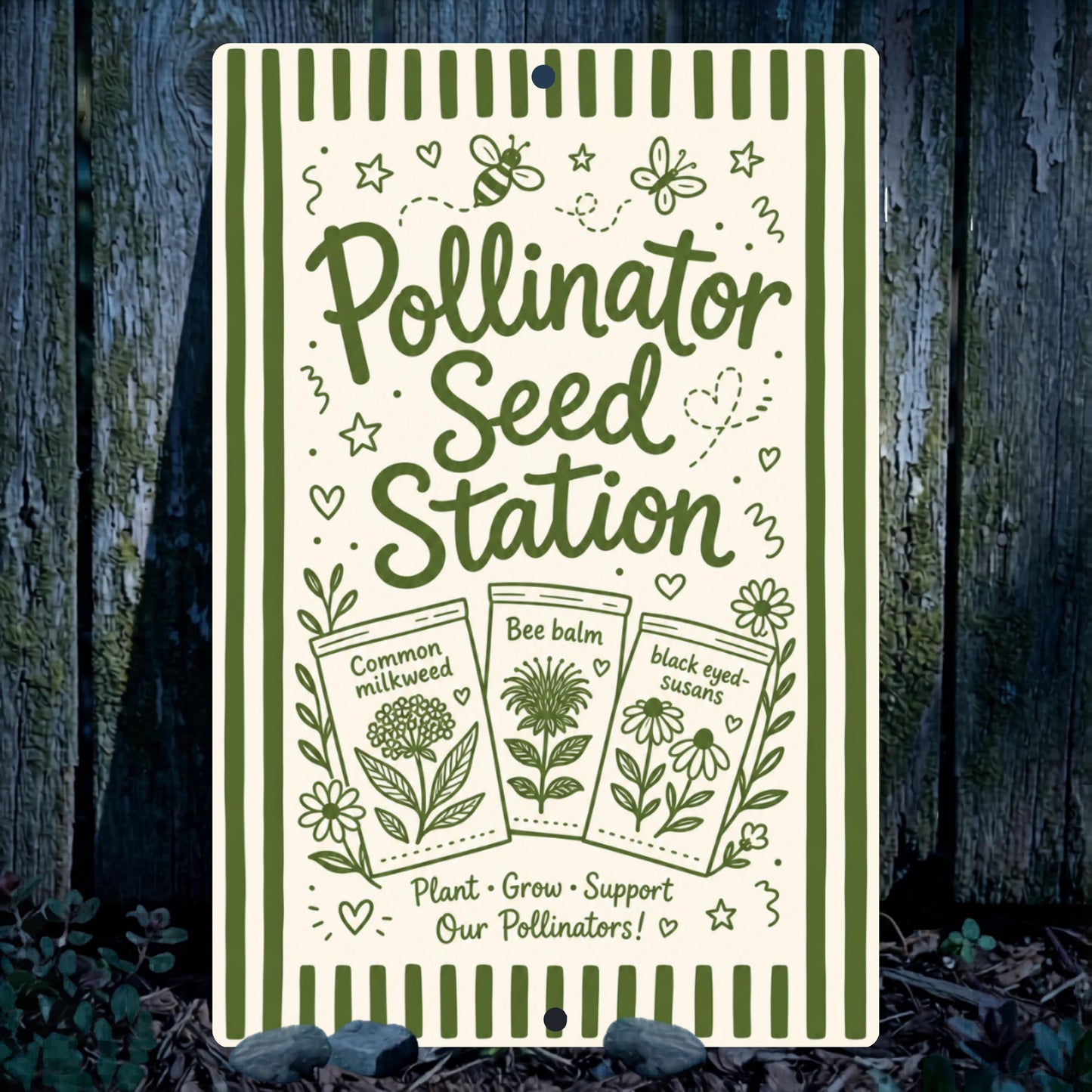Pollinator Seed Station Sign