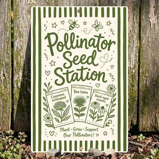 Pollinator Seed Station Sign