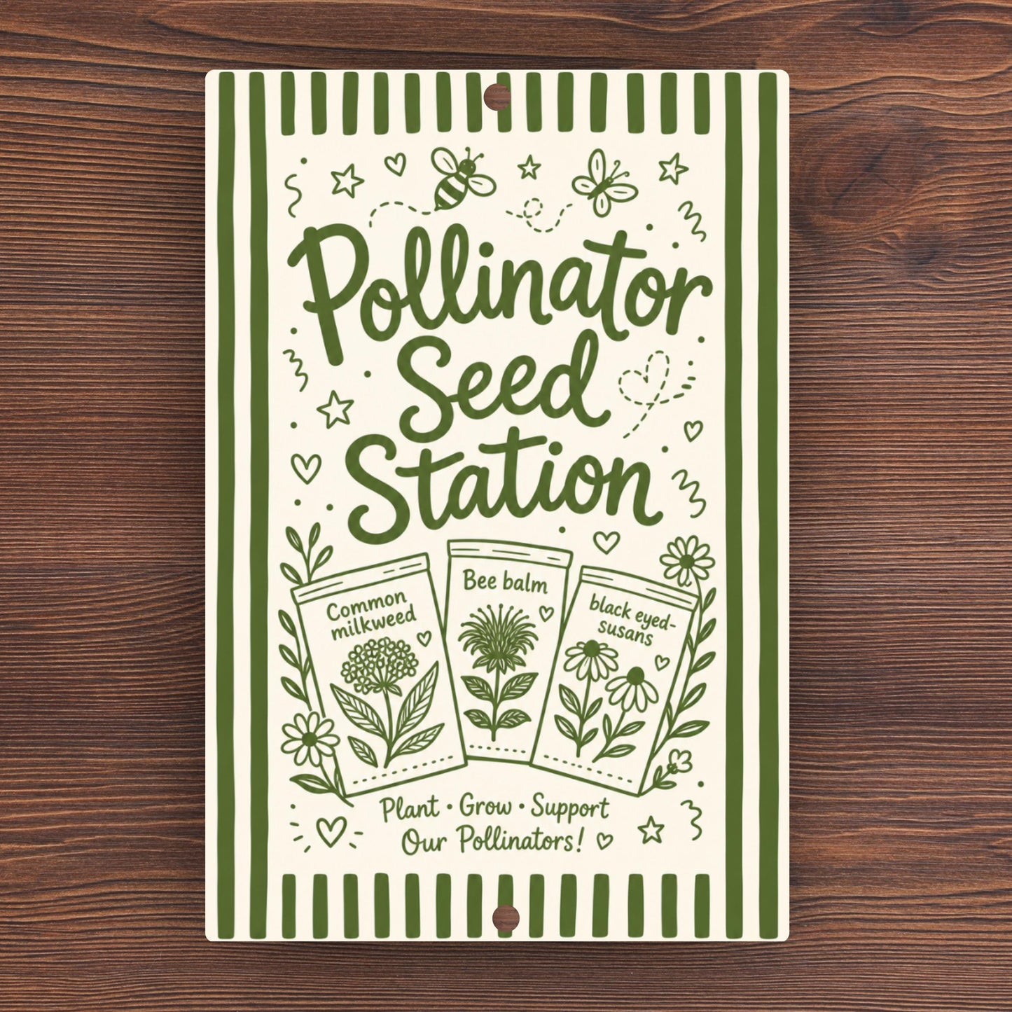 Pollinator Seed Station Sign