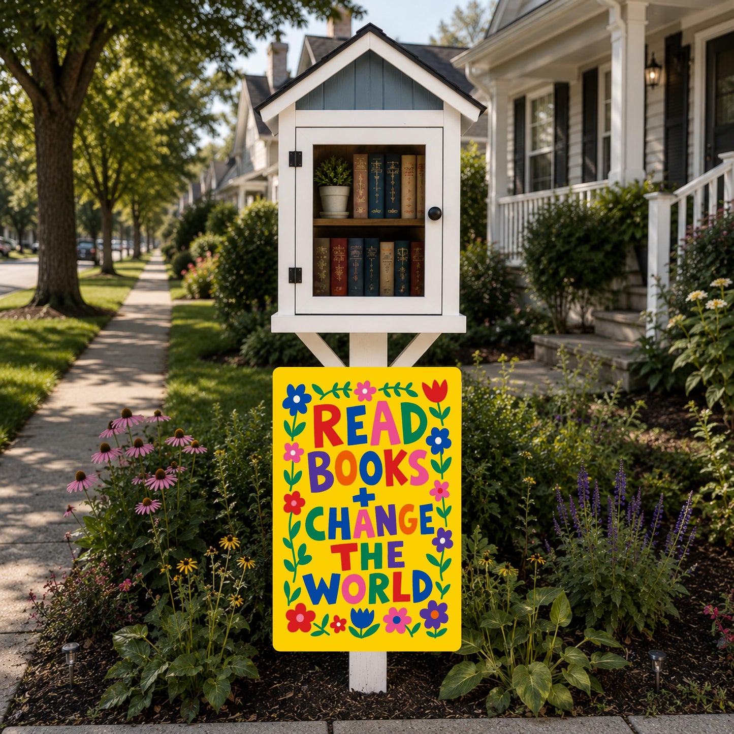 Neighborhood Library Outdoor Sign