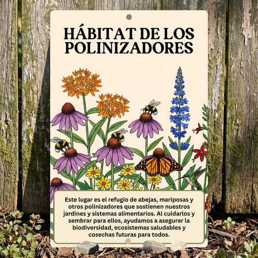 SPANISH VERSION Pollinator Habitat Sign