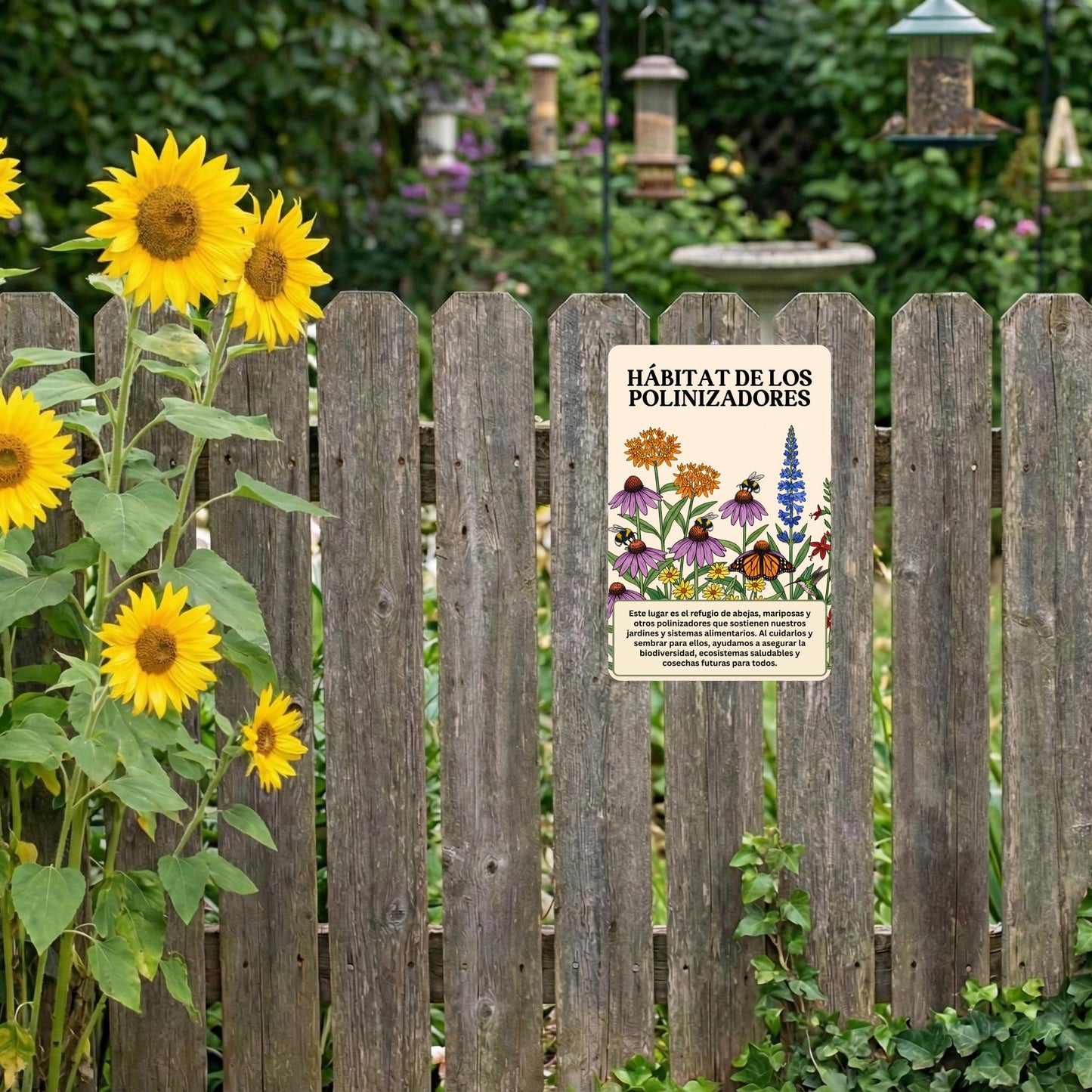 SPANISH VERSION Pollinator Habitat Sign