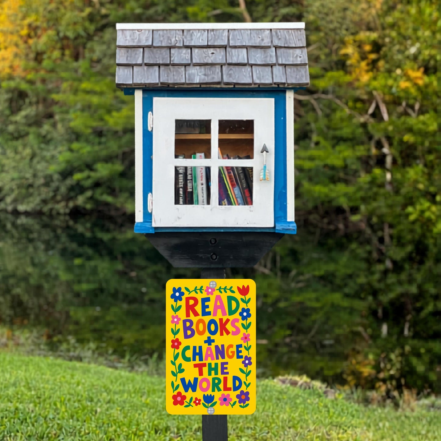 Neighborhood Library Outdoor Sign