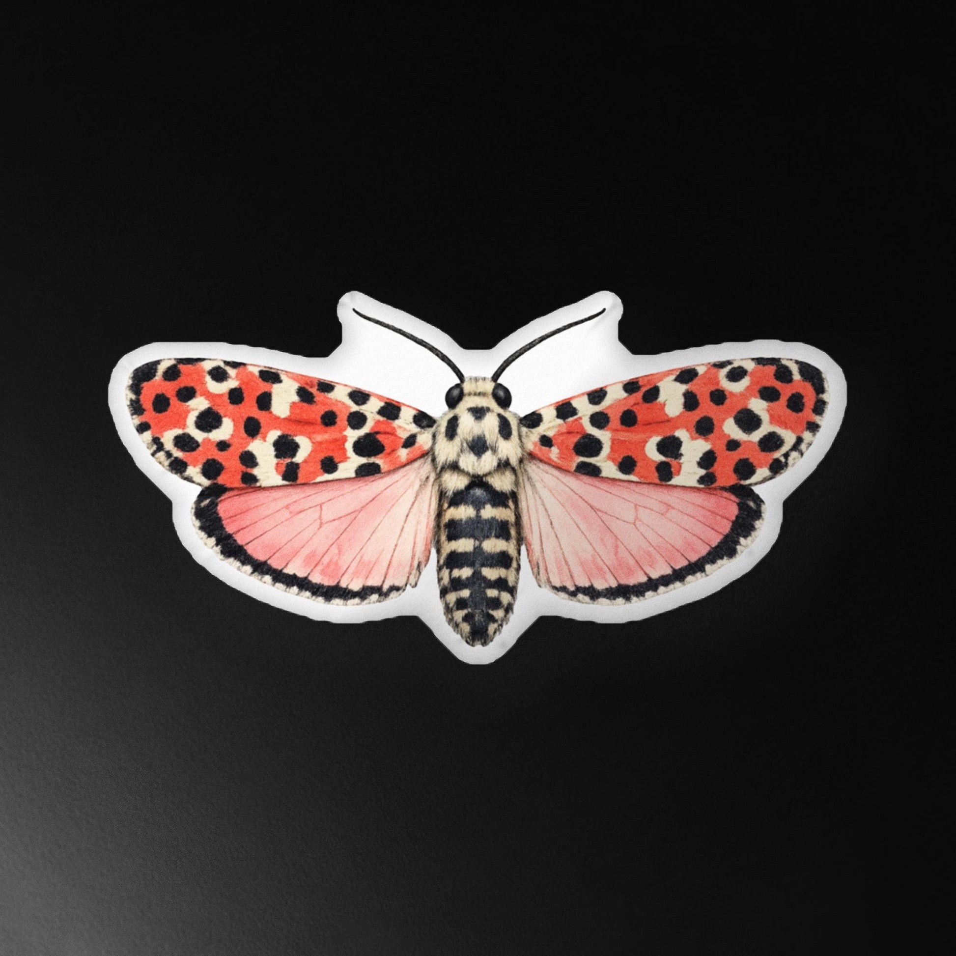 Bella Moth Shaped Pillow, 10x10 16x16 22x22, Whimsigoth Decor