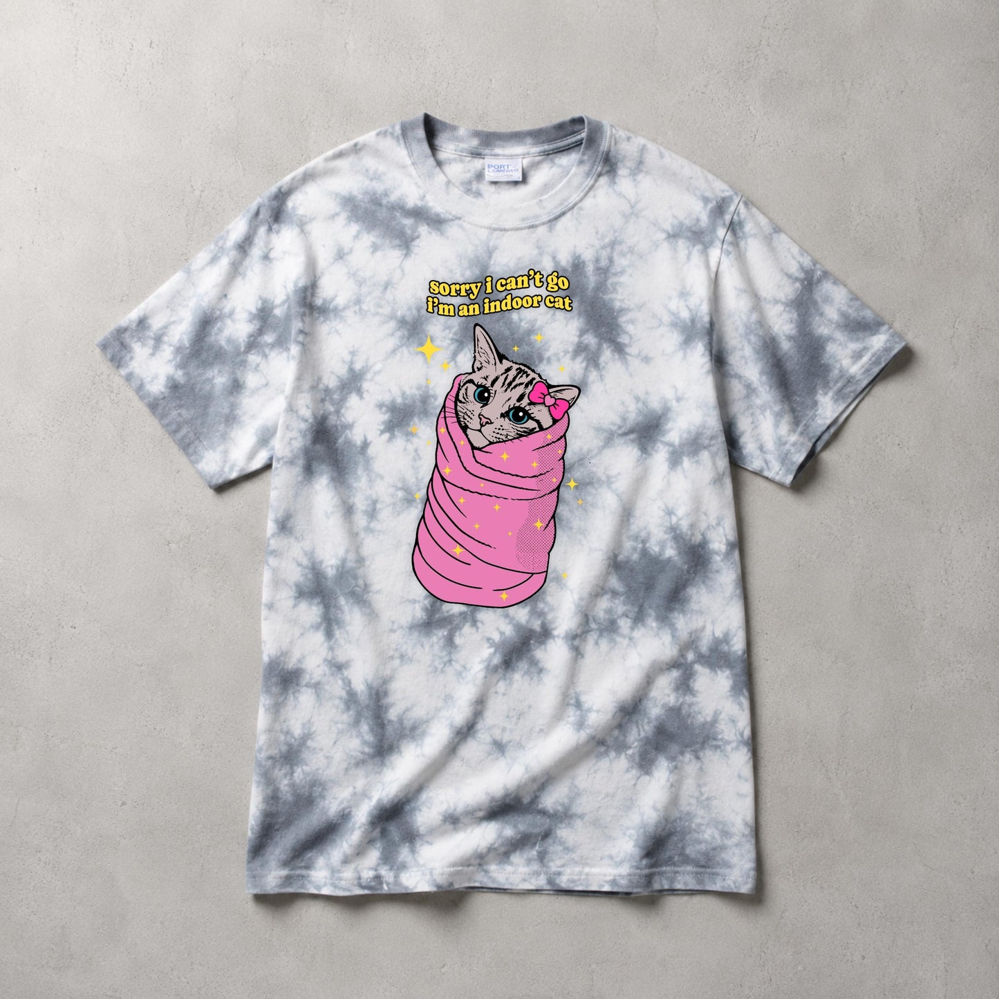 Cat Meme Shirt - Sorry I Can't Go I'm an Indoor Cat - Gift for Introverts
