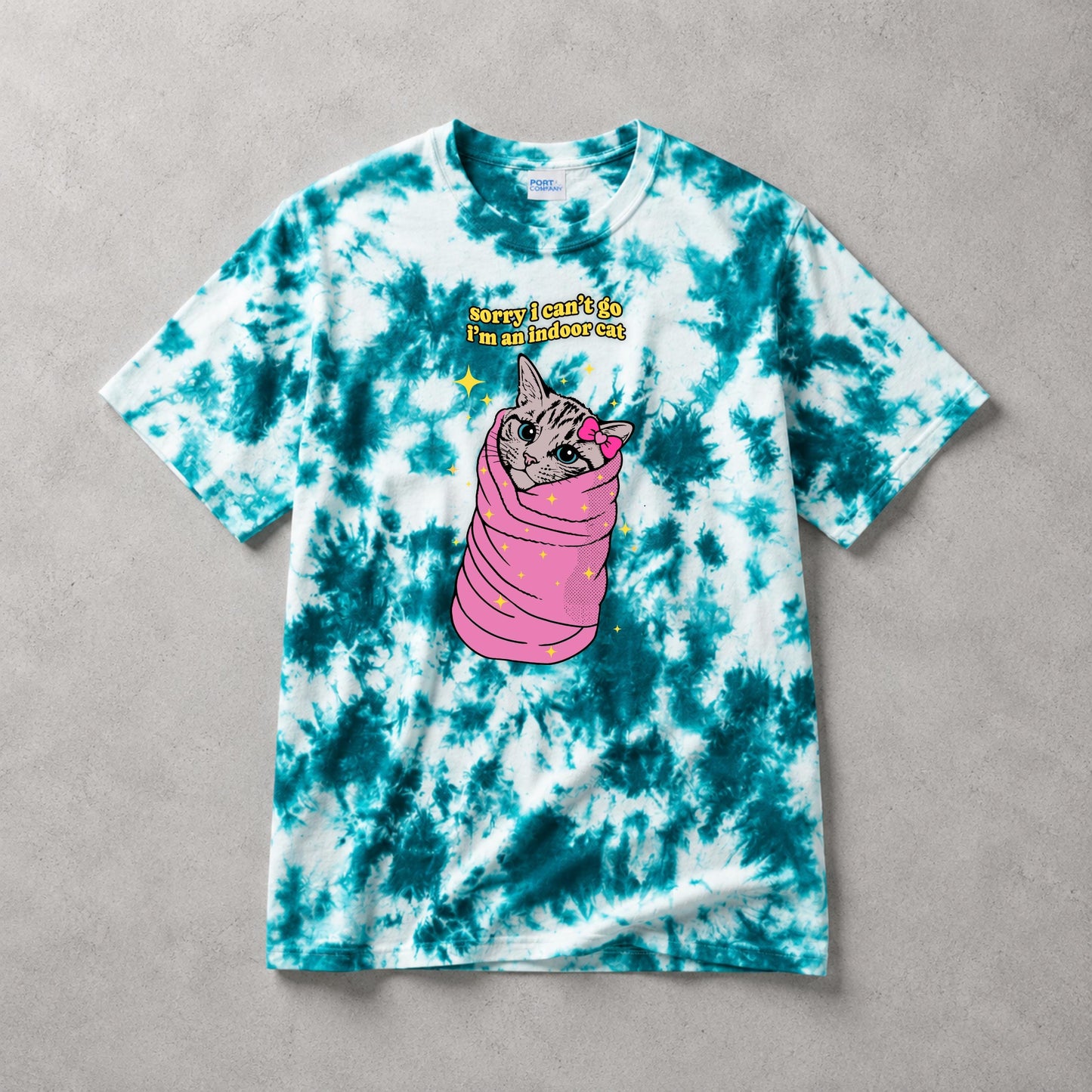 Cat Meme Shirt - Sorry I Can't Go I'm an Indoor Cat - Gift for Introverts