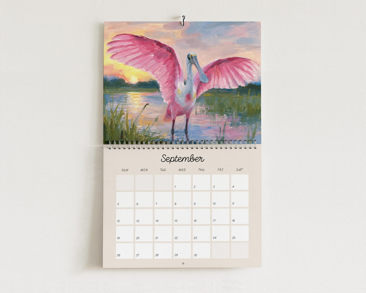 Seabirds & Shorebirds 2027 Wall Calendar - 12 Monthly Calendar - Gift for Birders